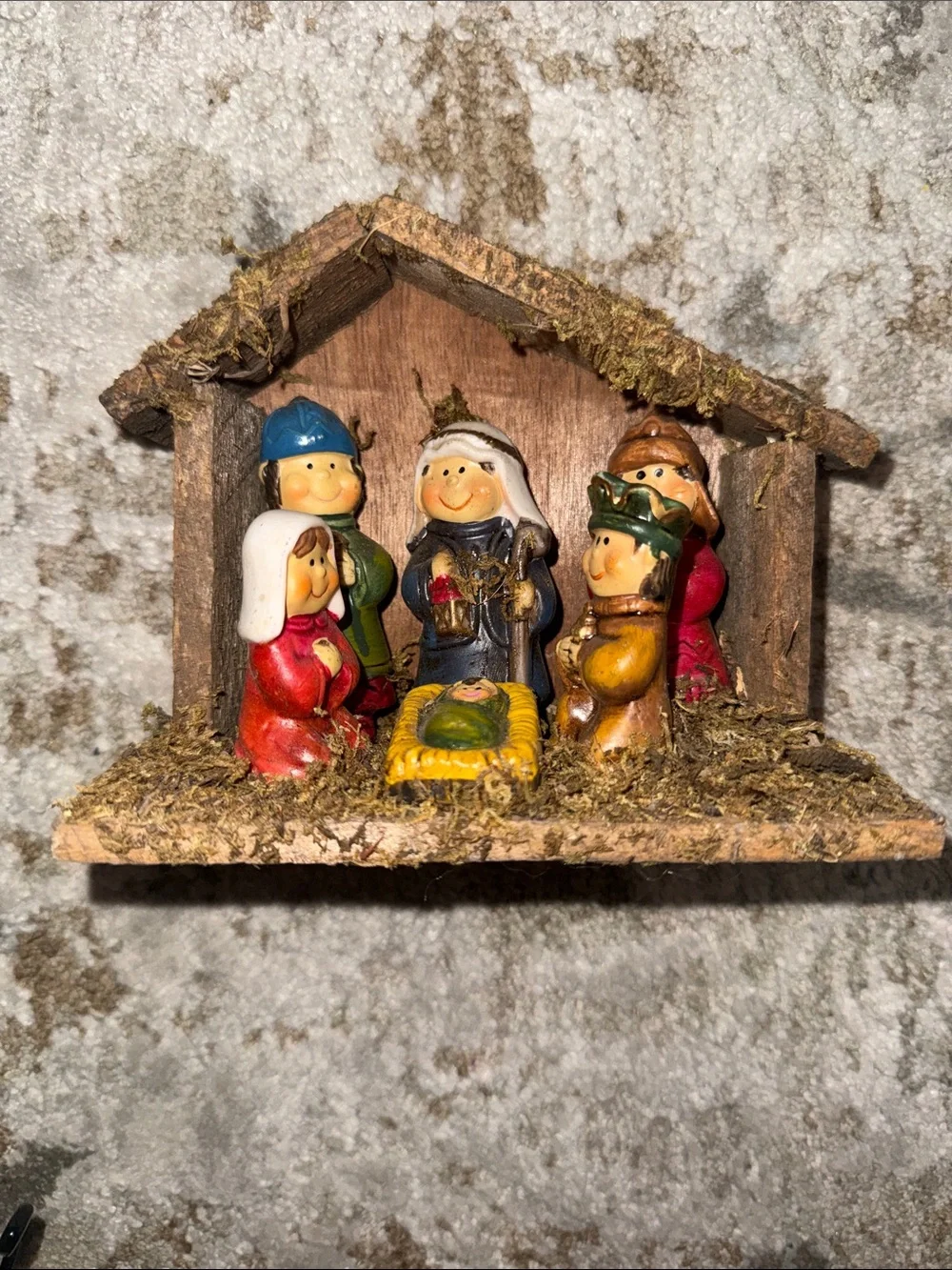 Nativity Set Christmasville Ronnie Walter Baby Jesús Holiday Christmas Decor